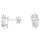 .50 - 4.00 Ct TW Marquise Diamond Studs in 14k Gold Lab Grown Earrings