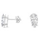 .50 - 4.00 Ct TW Marquise Diamond Studs in 14k Gold Lab Grown Earrings .50 - 4.00 Ct TW Marquise Diamond Studs in 14k Gold Lab Grown Earrings