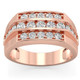 F/VS 1.50Ct Men's Diamond Wedding Annivesary Ring Gold Lab Grown