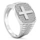 3/4Ct Men's Diamond Cross Ring 10k Gold Lab Grown 3/4Ct Men's Diamond Cross Ring 10k Gold Lab Grown