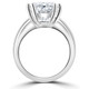 Certified 4.00Ct Radiant Cut Diamond Engagement Ring White Gold Lab Grown
