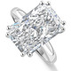 Certified 4.00Ct Radiant Cut Diamond Engagement Ring White Gold Lab Grown