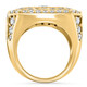 33 Gram 8Ct Diamond Men's Pinkie Ring Solid 14k Yellow Gold Lab Grown