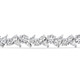 8Ct Pear & Round Diamond Tennis Bracelet 14k Gold 7" Lab Grown