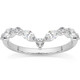 .60Ct Diamond Guard Insert V Shape Marquise Wedding Ring 10k Gold Lab Grown .60Ct Diamond Guard Insert V Shape Marquise Wedding Ring 10k Gold Lab Grown