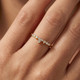 1/5Ct Stackable Diamomnd Anniversary Ring Wedding Band 14k Gold Lab Grown