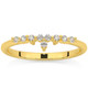 1/5Ct Stackable Diamomnd Anniversary Ring Wedding Band 14k Gold Lab Grown