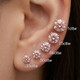 1/3 - 1Ct Pink Diamond Studs 14k White or Yellow Gold Lab Grown
