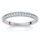 1/4Ct TW Diamond Micro Pave Wedding Ring Stackable Band 14k Gold Lab Grown 1/4Ct TW Diamond Micro Pave Wedding Ring Stackable Band 14k Gold Lab Grown