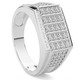 1Ct Men's Diamond Ring 14k Gold Lab Grown