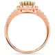 1 1/2Ct Oval Peridot Halo Diamond Ring 14k Gold Lab Grown