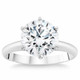 Certified 2-6Ct Diamond Solitaire Engagement Ring 14k Gold or Platinum Lab Grown