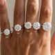 Certified 2-6Ct Diamond Solitaire Engagement Ring 14k Gold or Platinum Lab Grown