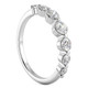 3/4Ct Graduated Diamond Anniversary Wedding Ring 14k Gold Lab Grown