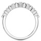 3/4Ct Graduated Diamond Anniversary Wedding Ring 14k Gold Lab Grown