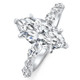 Certified 1.75-5.75Ct Marquise Diamond Engagement Ring 14k or Platinum Lab Grown