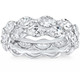 5 - 6 Ct East West Oval Diamond Eternity Wedding Ring 14k Gold Lab Grown 5 - 6 Ct East West Oval Diamond Eternity Wedding Ring 14k Gold Lab Grown