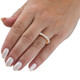 1 1/5Ct Tapered Baguette Diamond Wedding Ring 14k Gold Lab Grown
