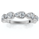 5/8Ct Pearla Diamond Stackable Wedding Band 10k Gold