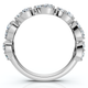 5/8Ct Pearla Diamond Stackable Wedding Band 10k Gold