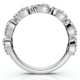 5/8Ct Pearla Diamond Stackable Wedding Band 10k Gold