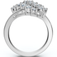Astra 1Ct Diamond Cluster Cocktail Waterfall Fashion Ring 10K Gold Lab Grown