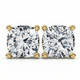 1 - 8Ct Cushion Cut Diamond Studs 14k Gold Lab Grown Women's Earrings