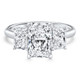 4 - 7 Ct Radiant Cut 3-Stone Diamond Engagement Ring 14k or Platinum Lab Grown 4 - 7 Ct Radiant Cut 3-Stone Diamond Engagement Ring 14k or Platinum Lab Grown