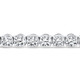 19.00Ct Diamond 21 Gram Tennis Bracelet 14k White Gold 7" Lab Grown