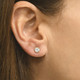 1 ct TDW Diamond Studs 14K Yellow Gold Lab Grown Earrings