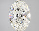 5.26-Carat Oval Lab Grown Diamond