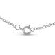 5/8 Ct Halo Diamond Pendant 14k White Gold Lab Grown Necklace 18"