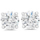 Certified 1/2Ct TW Natural Diamond Screw Back Studs Gold Earrings