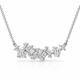 1Ct TW Diamond Mixed Fancy Shape Designer Necklace 14k Gold Lab Grown Pendant