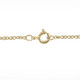 1/5Ct TW Diamond X Cross Pendant Yellow Gold Women's Necklace 18" Lab Grown