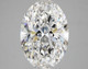 3.91-Carat Oval Lab Grown Diamond