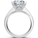 Certified 4 2/3Ct Reese Princess Cut Diamond Engagement Ring 14k Gold Lab Grown