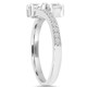 1CT 2 Stone Forever Us Lab Created Diamond Engagement Ring 14k White Gold 1CT 2 Stone Forever Us Lab Created Diamond Engagement Ring 14k White Gold