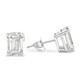 1 - 8Ct Emerald Cut Diamond Studs 14k Gold Lab Grown Women's Earrings 1 - 8Ct Emerald Cut Diamond Studs 14k Gold Lab Grown Women's Earrings