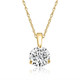 1/5 ct Solitaire Lab Grown Diamond Pendant available in 14K and Platinum