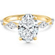 Certified 2 1/2 - 6 1/2Ct Oval Diamond Engagement Ring 14k Gold Lab Grown Certified 2 1/2 - 6 1/2Ct Oval Diamond Engagement Ring 14k Gold Lab Grown