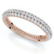 1Ct Pave Diamond Eternity Ring 14k Gold Lab Grown