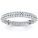1Ct Pave Diamond Eternity Ring 14k Gold Lab Grown