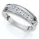 1/2Ct Men's Diamond Wedding Anniversary Ring 10k Gold Lab Grown Channel Set 1/2Ct Men's Diamond Wedding Anniversary Ring 10k Gold Lab Grown Channel Set