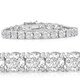 20 Ct Lab Grown Diamond Tennis Bracelet 14k White Gold 7" 20 Ct Lab Grown Diamond Tennis Bracelet 14k White Gold 7"