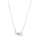 Certified 1 1/2ct Lab Created Diamond Round Solitaire Pendant 14K White Gold