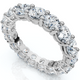 2 - 6Ct TW Diamond Eternity Ring 14k Gold Anniversary Lab Grown Wedding Band