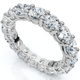 2 - 6Ct TW Diamond Eternity Ring 14k Gold Anniversary Lab Grown Wedding Band