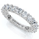 2 - 6Ct TW Diamond Eternity Ring 14k Gold Anniversary Lab Grown Wedding Band