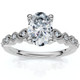 1.10 - 6.10Ct Oval Diamond Engagement Ring 14k Gold Lab Grown